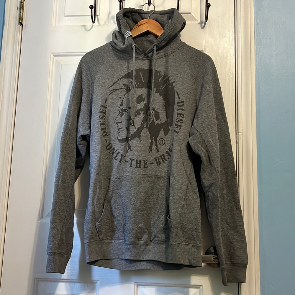 Grey Diesel Hoodie size M